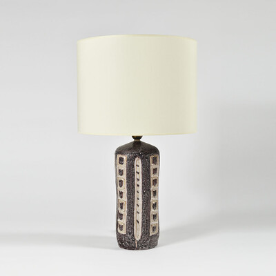 1950 ceramic table lamp Guido Gambone