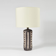 1950 ceramic table lamp Guido Gambone