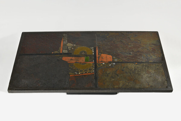 a huge set of two coffee table matching together