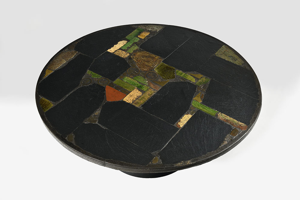 amazing black and colored Paul Kingma coffee table