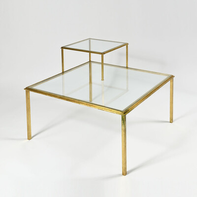 amazing double level Robert Thibier coffee table