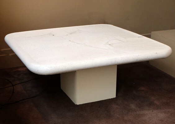 brut marble white Kingma coffee table