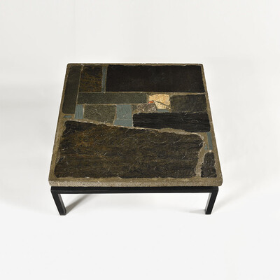 brutalist Paul Kingma 1963 coffee table