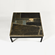 brutalist Paul Kingma 1963 coffee table