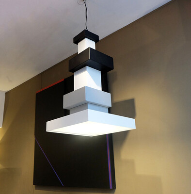 Eight Richard Hutten contemporary  chandeliers monumental Dutch design Lighting