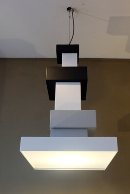 Eight Richard Hutten contemporary  chandeliers monumental Dutch design Lighting