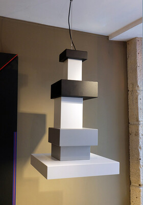 Eight Richard Hutten contemporary  chandeliers monumental Dutch design Lighting