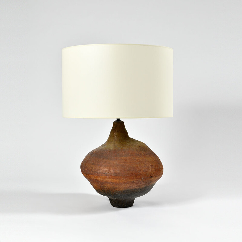 extra large ceramic table lamp Marcello Fantoni 