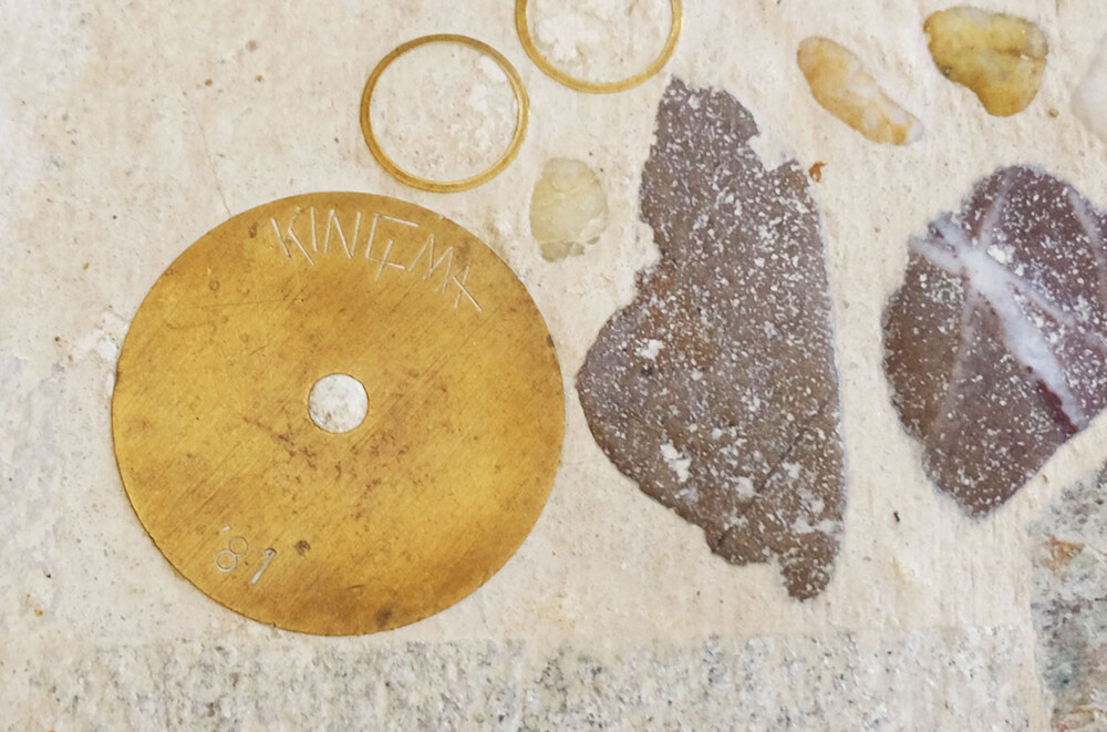 Huge rare Paul Kingma brutalist white coffee table