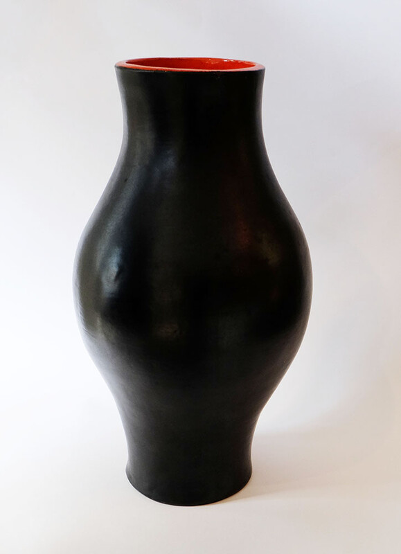 Jean & Robert Cloutier 2 ceramic vases