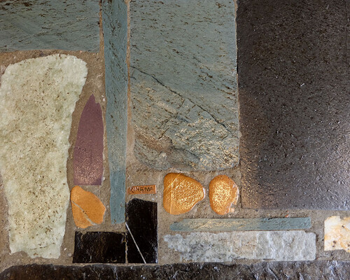 Paul Kingma Huge brutalist coffee table, 1964 – Unique Concrete & Stone Inlay