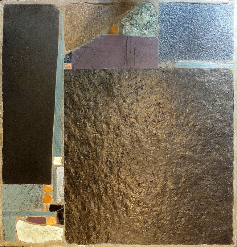 Paul Kingma Huge brutalist coffee table, 1964 – Unique Concrete & Stone Inlay