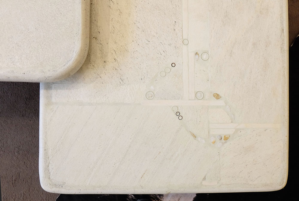 Paul Kingma Sculptural white Coffee Tables 1987-88 | Collectible Design