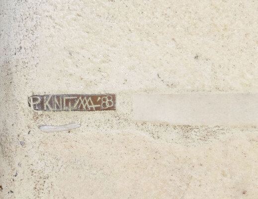 Paul Kingma Tables Basses blanches Sculpturales 1987-88 | Design de Collection