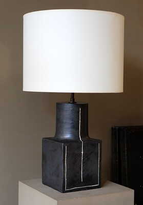 Rare Bruno Gambone 1970 table lamp
