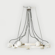 Stilnovo Chandelier 1970 Italian Mid-Century Modern Lighting