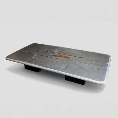 Table Paul Kingma 1994 en béton - énorme table basse ou table à manger design, pièce unique