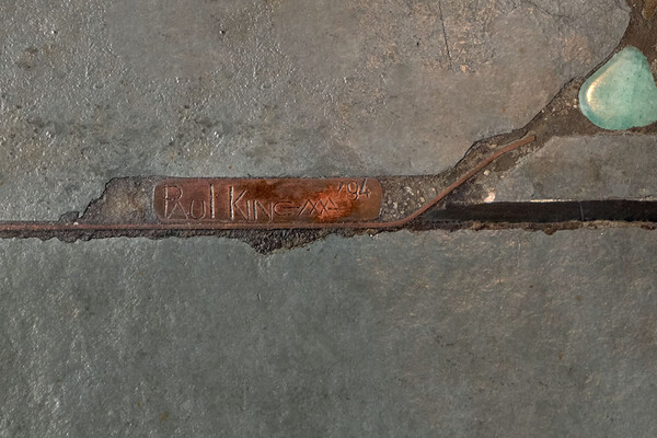 Table Paul Kingma 1994 en béton - énorme table basse ou table à manger design, pièce unique