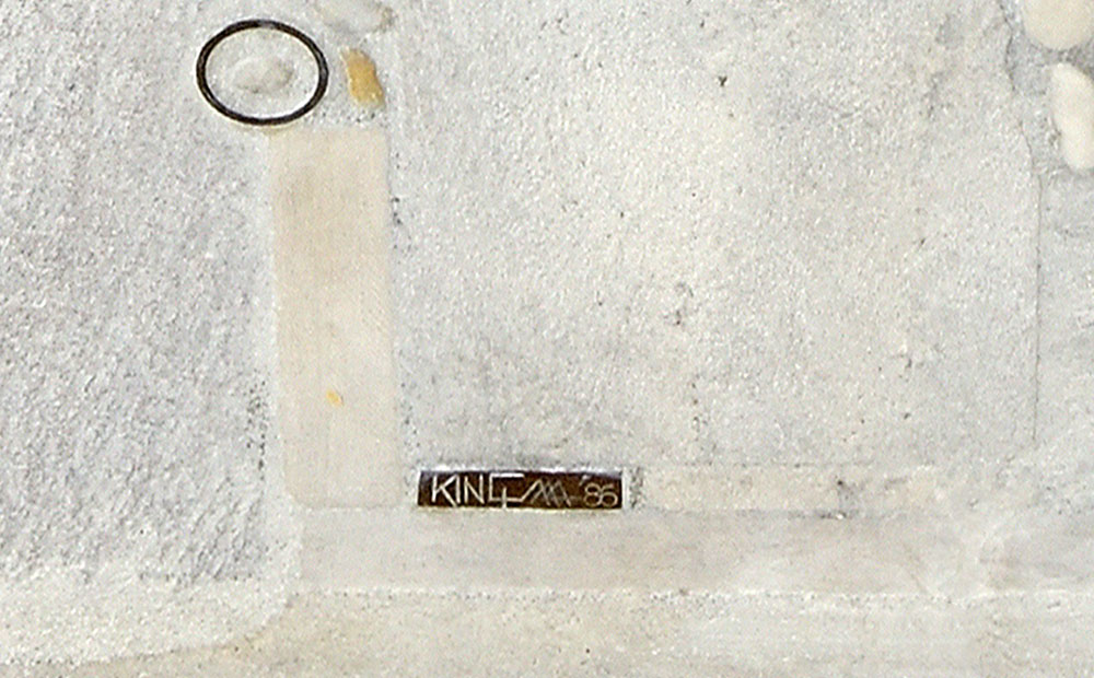 white rectangular 80's Kingma table